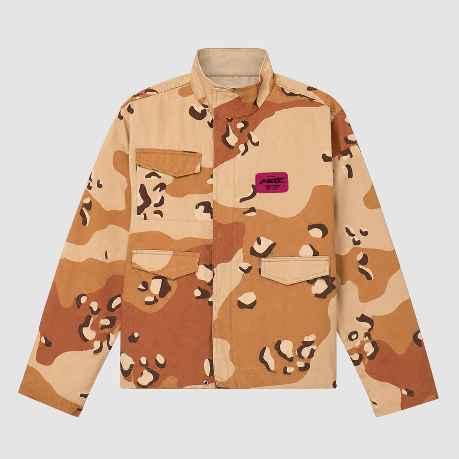 Reversible Camo Utility Jacket - Allover Print