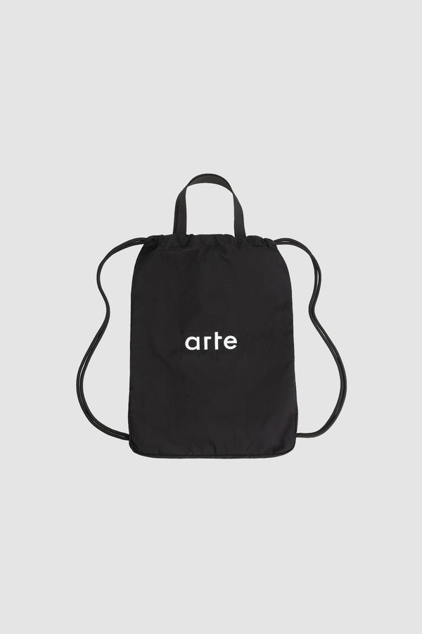 Nylon Gym Bag - Black