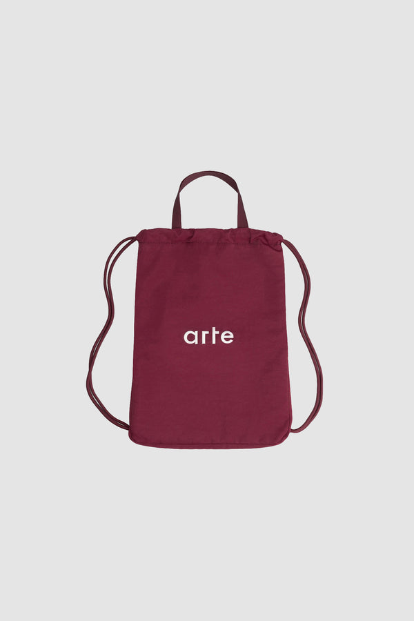 Nylon Gym Bag - Bordeaux