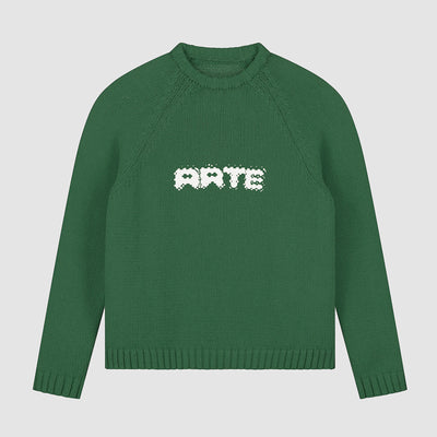 Tricot frontal Pixel - Vert