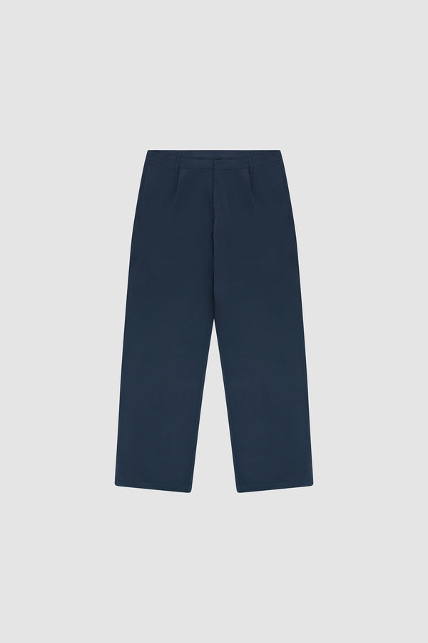Peter Drawstring Pants in Navy, front view