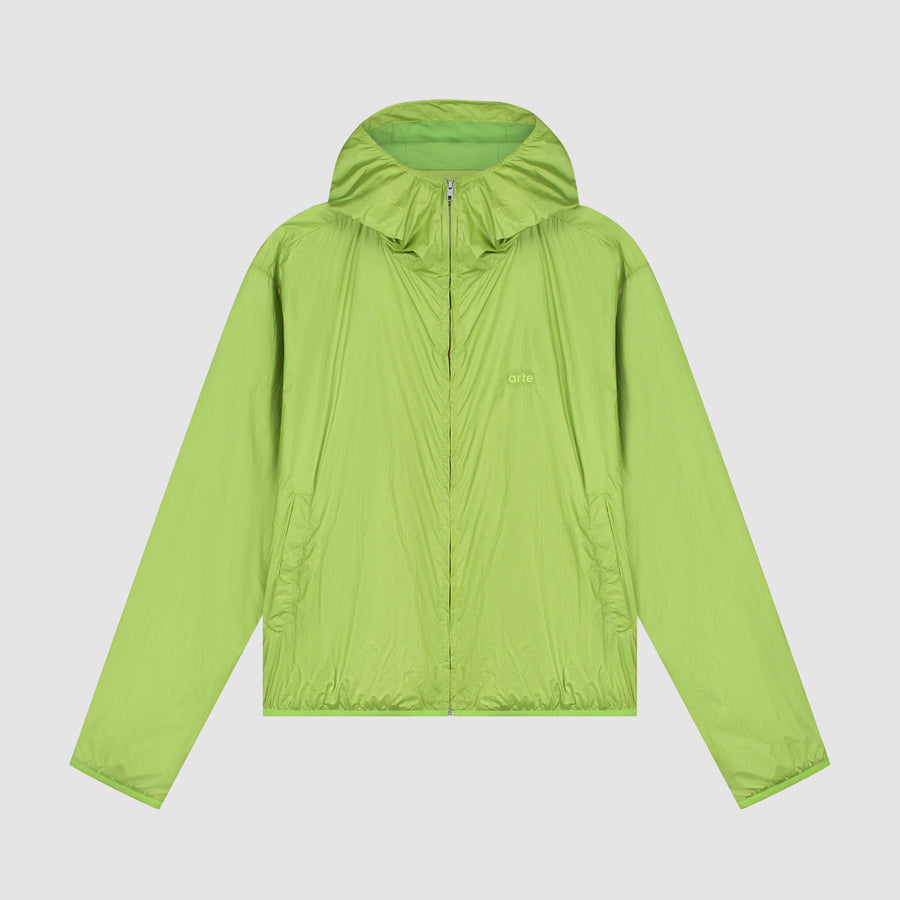Veste en nylon brillant - Vert