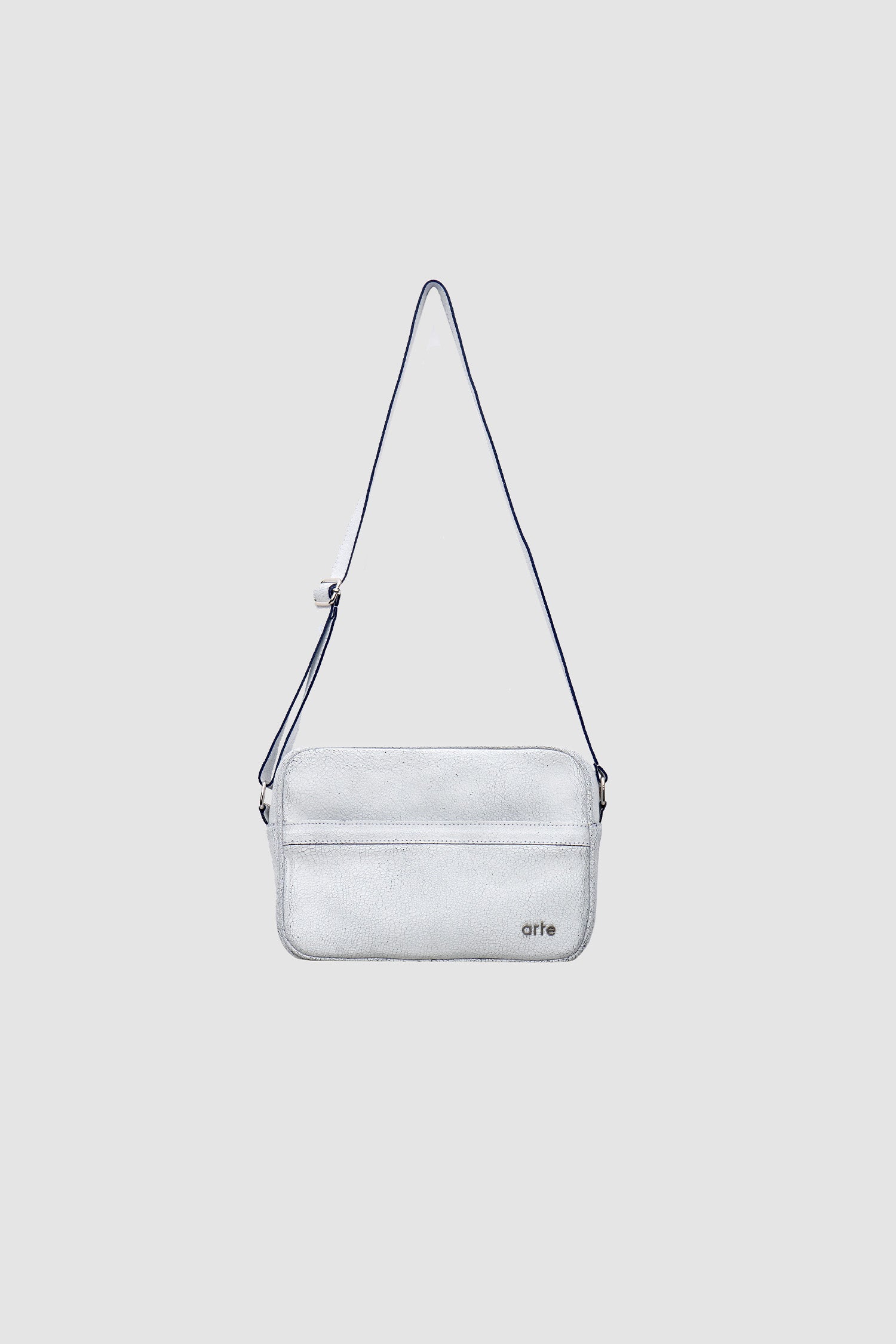 Sac en cuir craquelé - Blanc