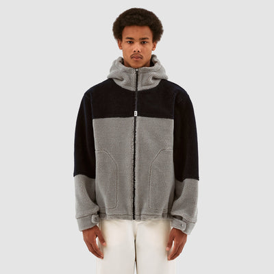 Jake Colorblock Jacket - Grey/Navy