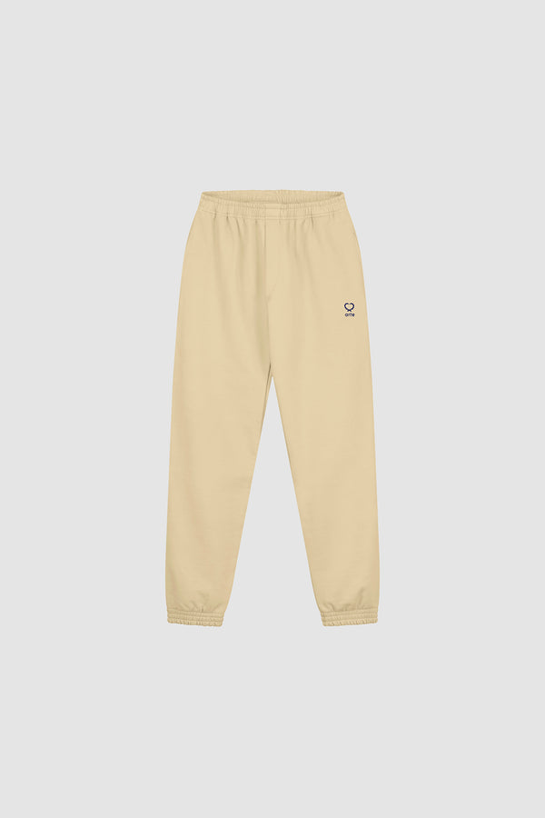 Tristian Heart Pants in Cream, front view