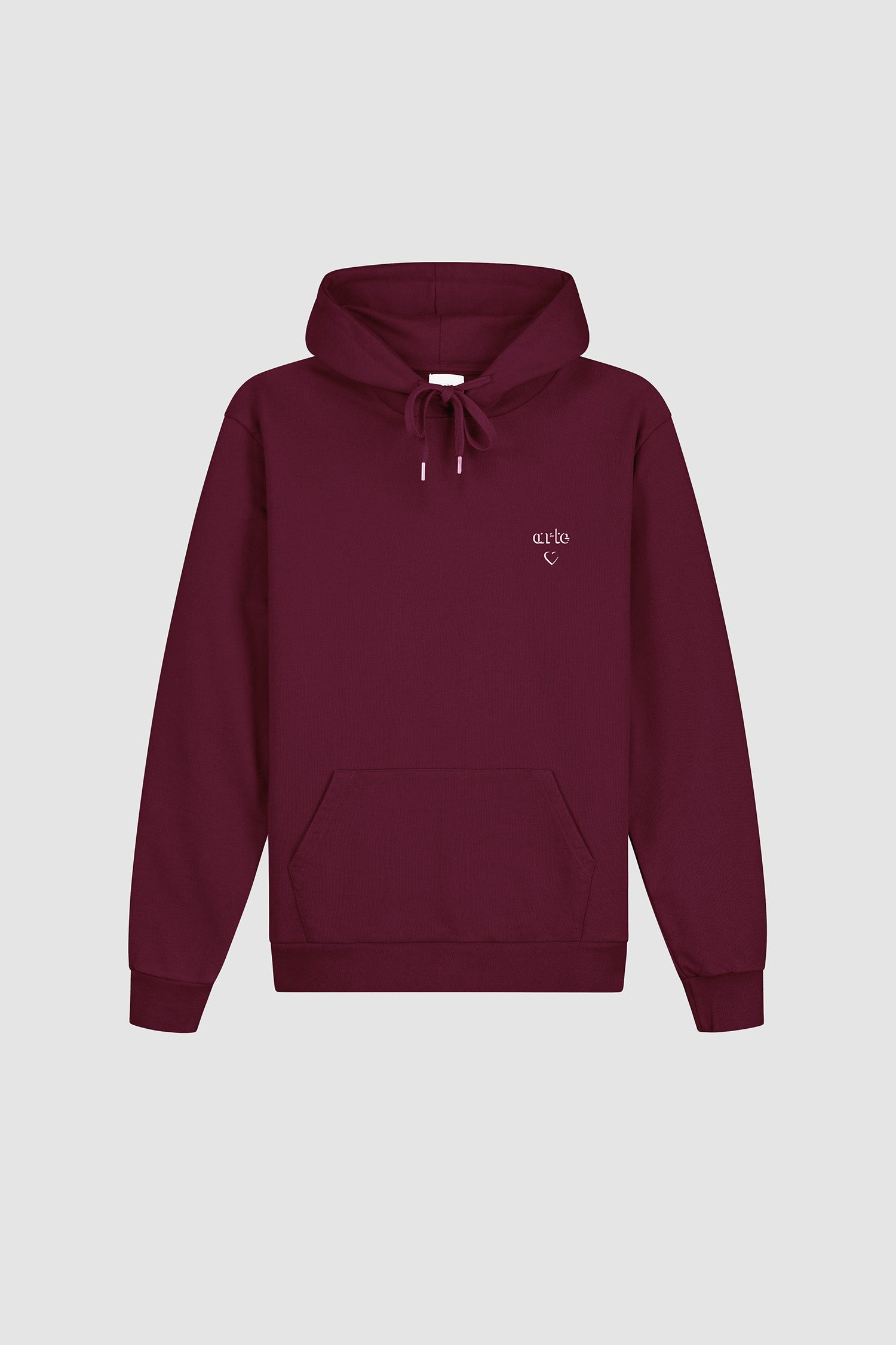 Arte Heart Hoodie - Bordeaux