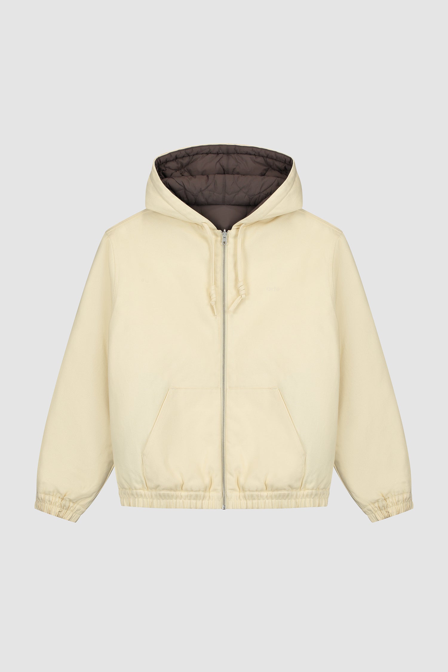 Reversible Hooded Jacket - Cream