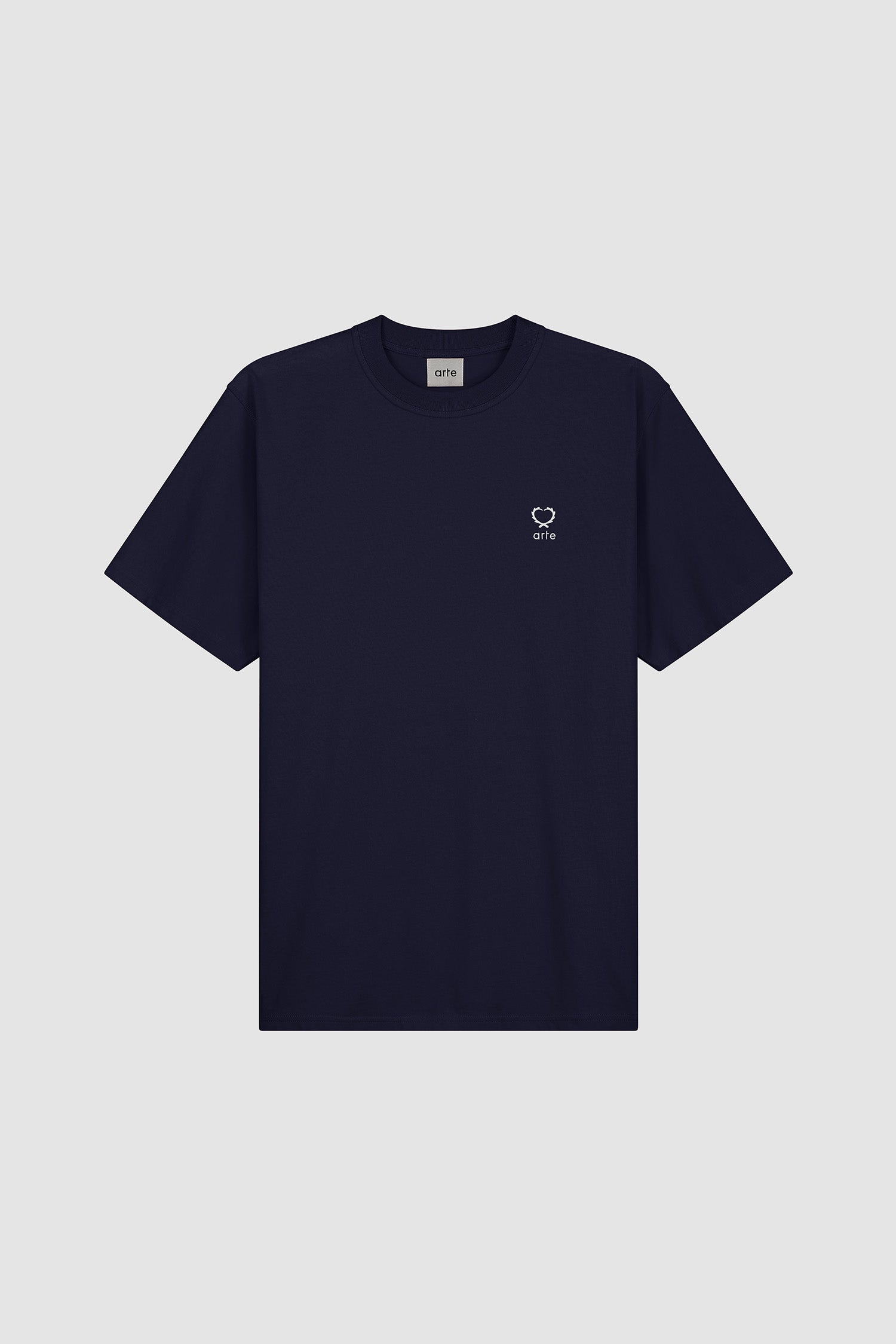 Teo Small Heart T-shirt - Navy