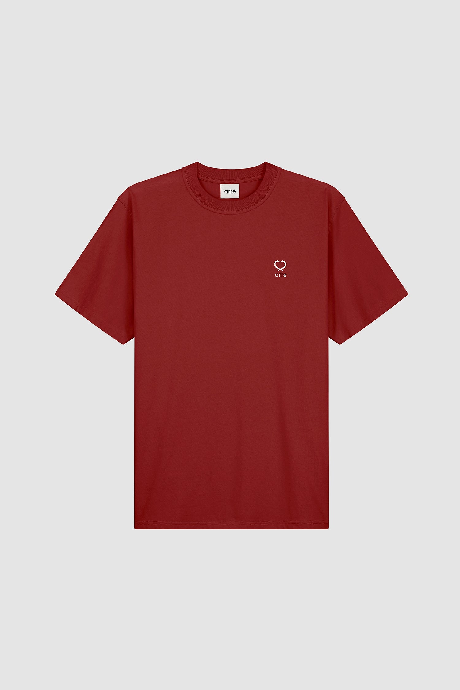 Teo Small Heart T-shirt - Bordeaux
