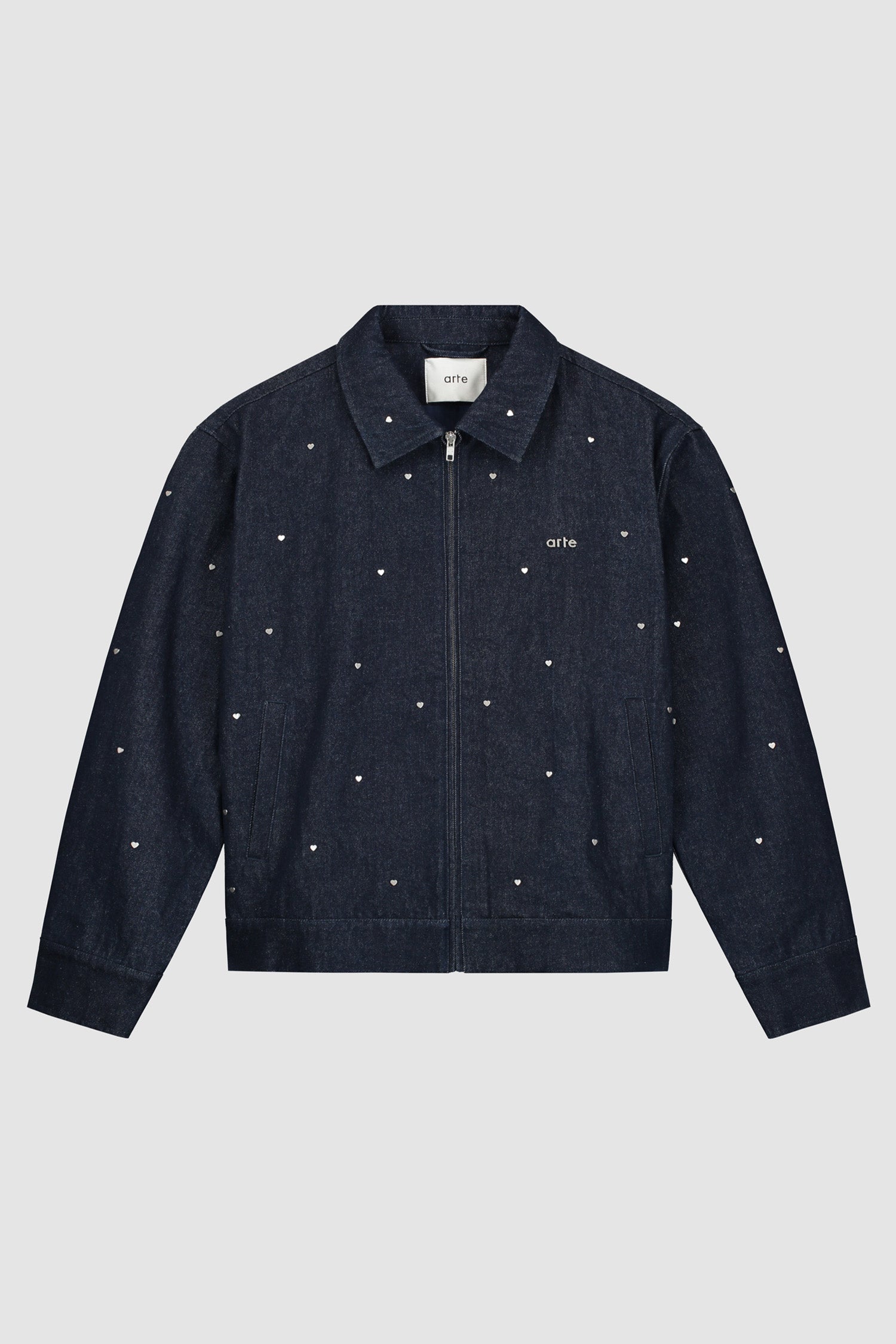 Heart Denim jacket - Navy