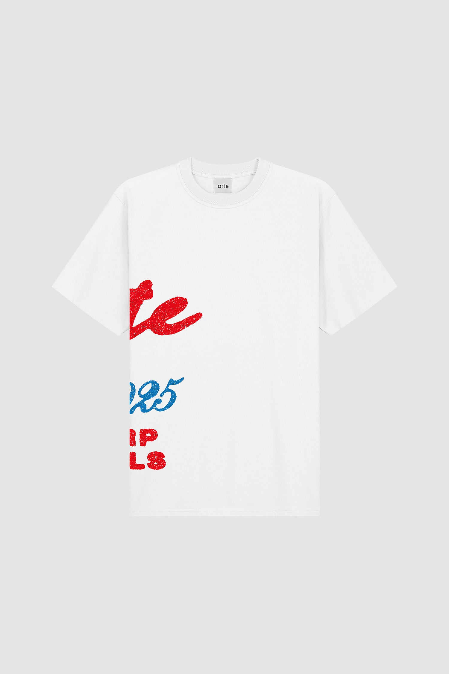 Side Print T-shirt - White