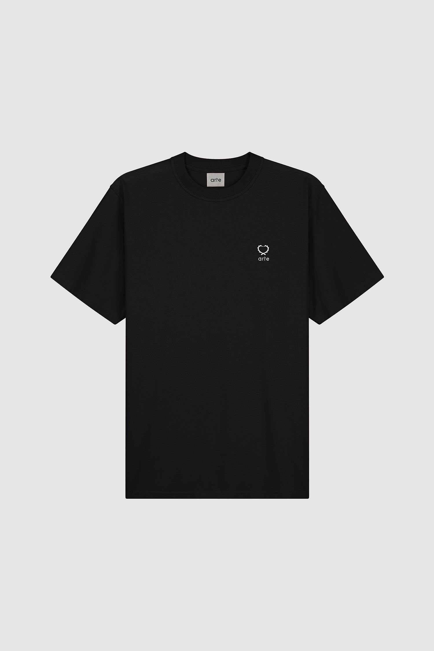 Teo Small Heart T-shirt - Black