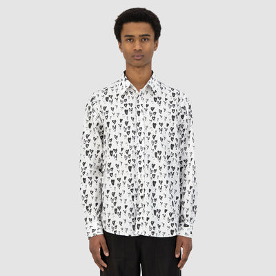 Stockton Hearts Shirt - White/Black