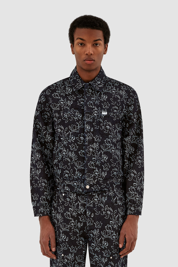 Jones Flowers Jacket - Navy