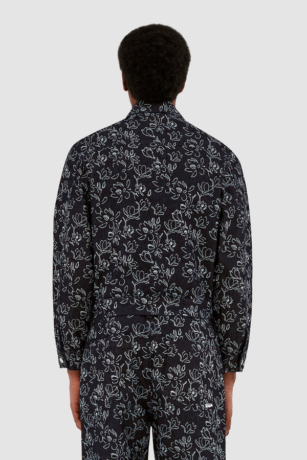 Jones Flowers Jacket - Navy