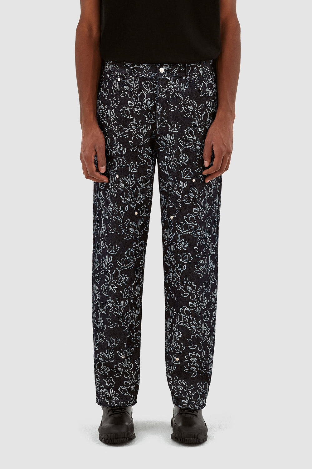 Jonas Flowers Pants - Navy