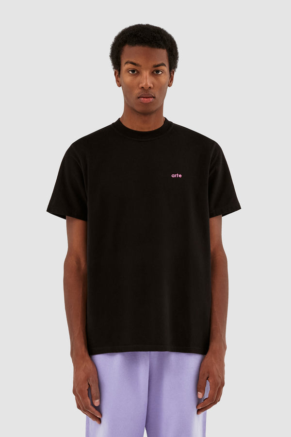Tommy Back Flowers T-shirt - Black