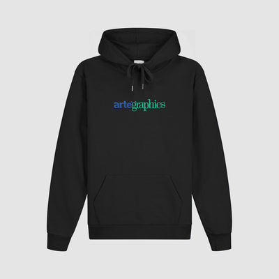 Sweat à capuche graphique Harmon - Noir