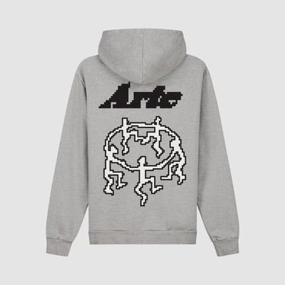 Sweat à capuche Harmon Back Pixel Dancers - Gris