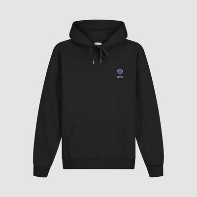 Harmon Heart Logo Hoodie - Black