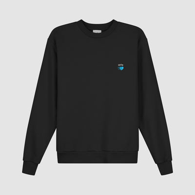 Cohen Pixel Heart Sweater - Navy