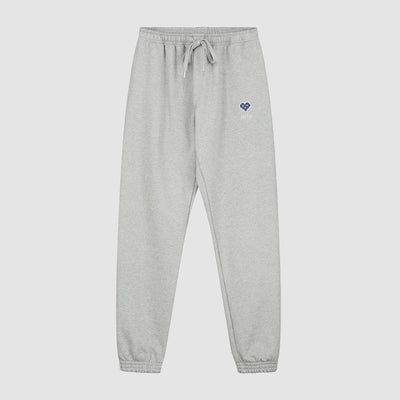 Tristian Heart Patch Pants - Grey