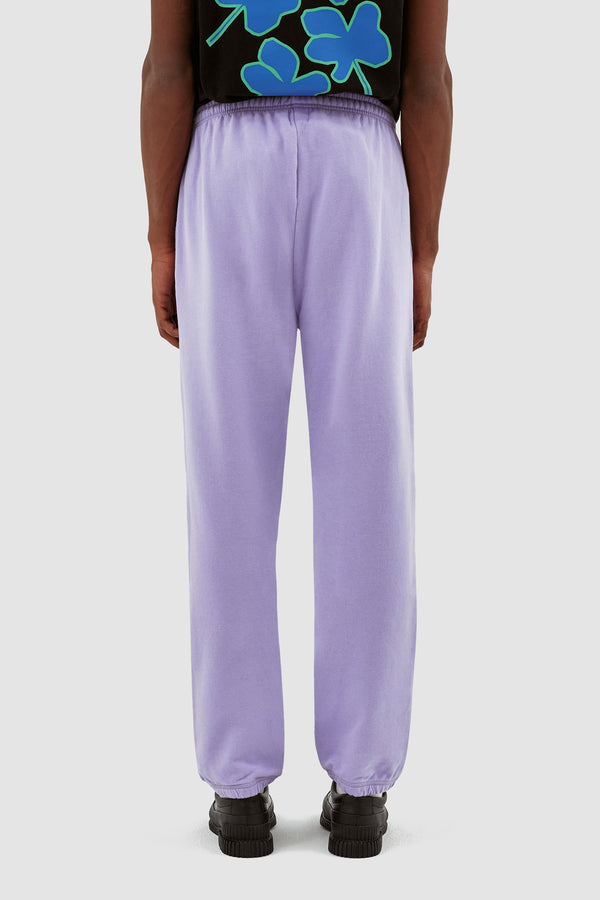 Tristian Heart Patch Pants - Violet