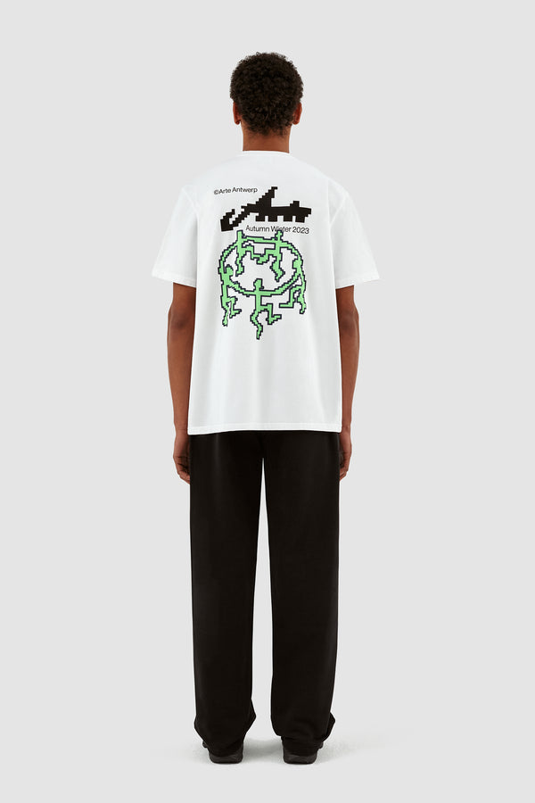 Tommy Back Pixel Dancers T-shirt - White