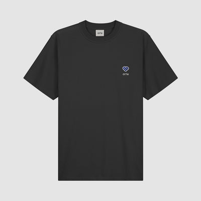 Tommy Heart Patch T-shirt - Noir