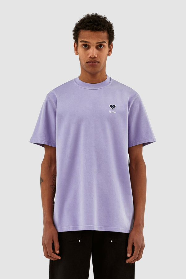 Tommy Heart Patch T-shirt - Violet