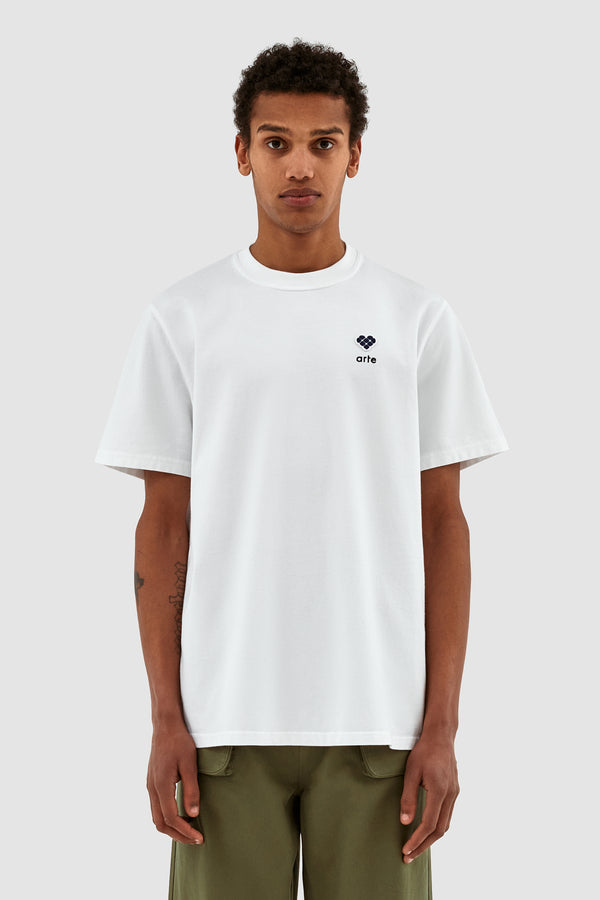 Tommy Heart Patch T-shirt - White
