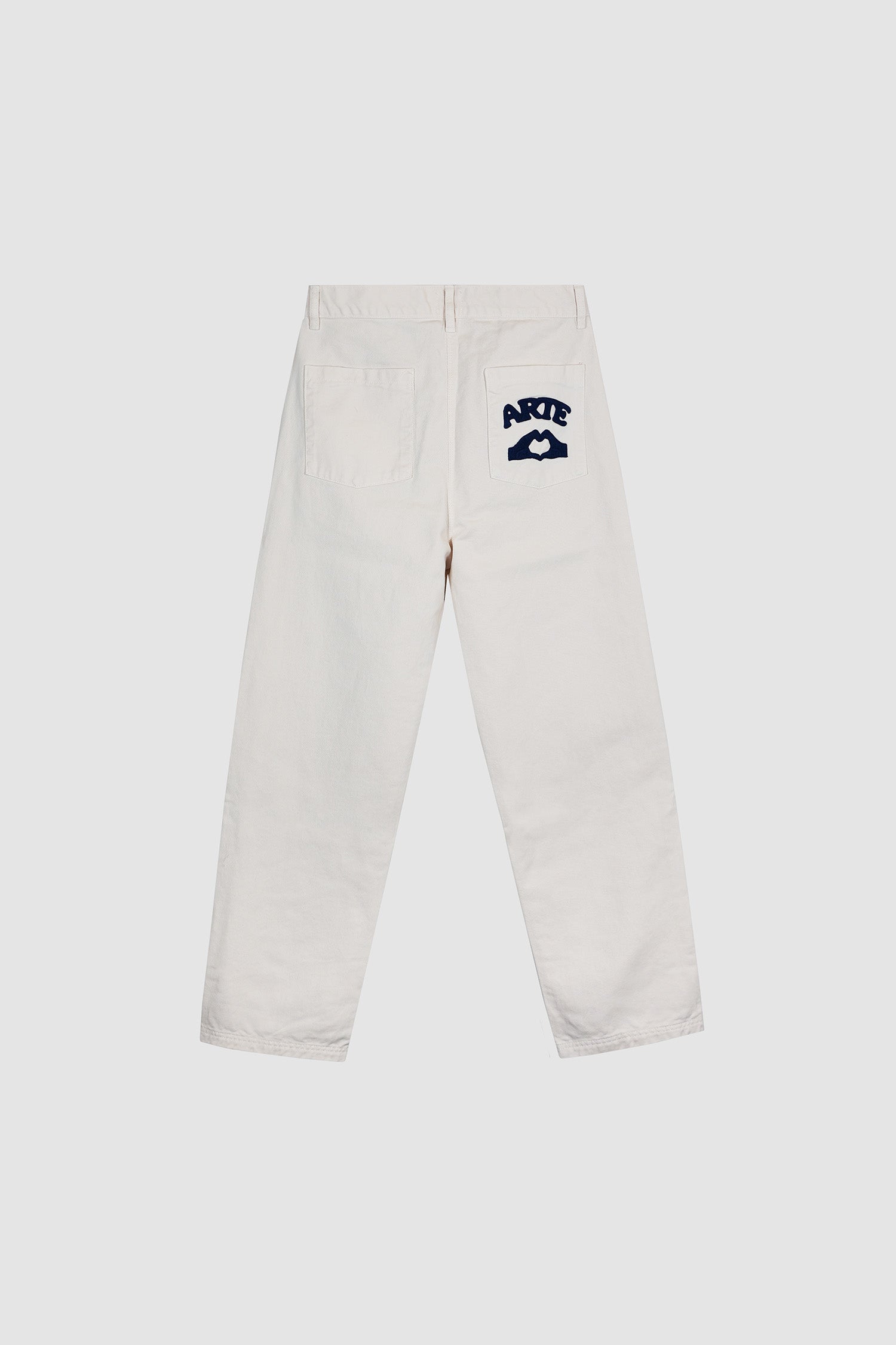 Paul Pocket Logo Pants - Cream