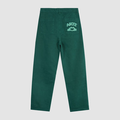 Paul Pocket Logo Pants - Green