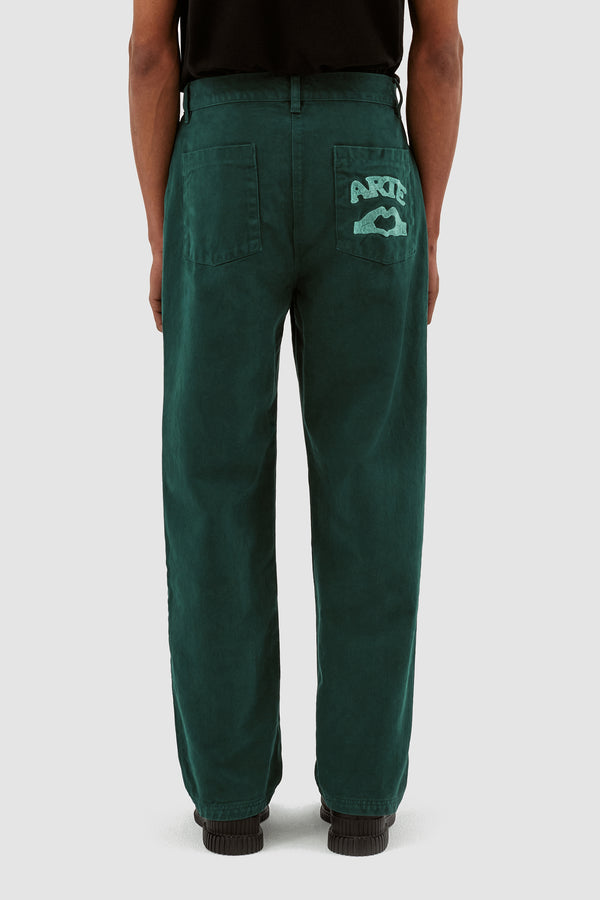 Paul Pocket Logo Pants - Green