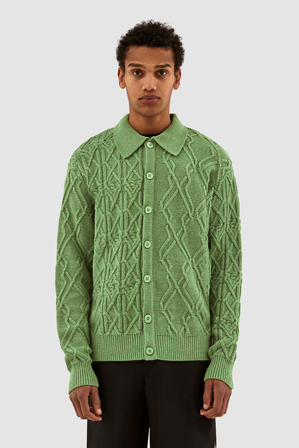 Kyle Multi Cardigan - Light Green