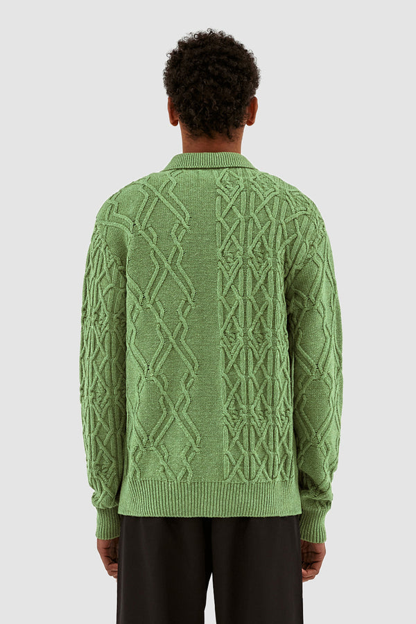 Kyle Multi Cardigan - Light Green