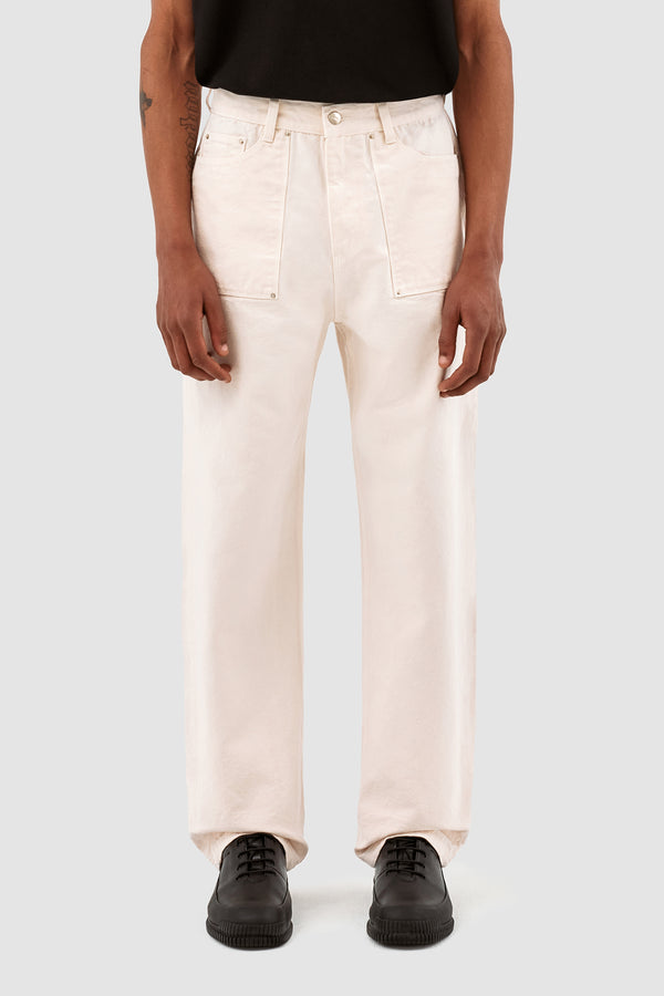 Paul Canvas Pants - Cream - Arte Antwerp
