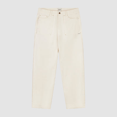 Paul Canvas Pants - Cream