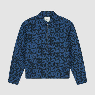 Veste Jones Allover - Marine/Bleu