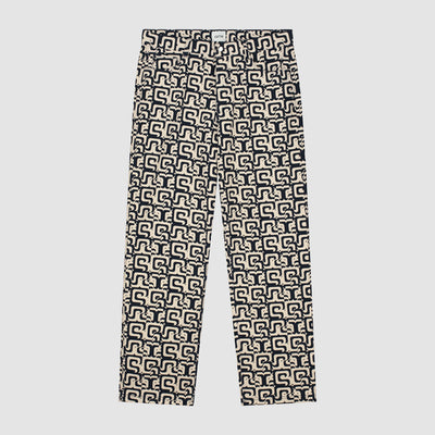 Pantalon Jonas Allover - Marine/Crème