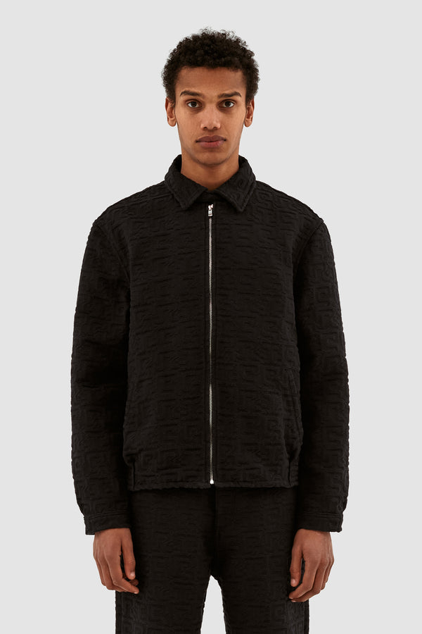 Jones Jacquard Jacket - Black