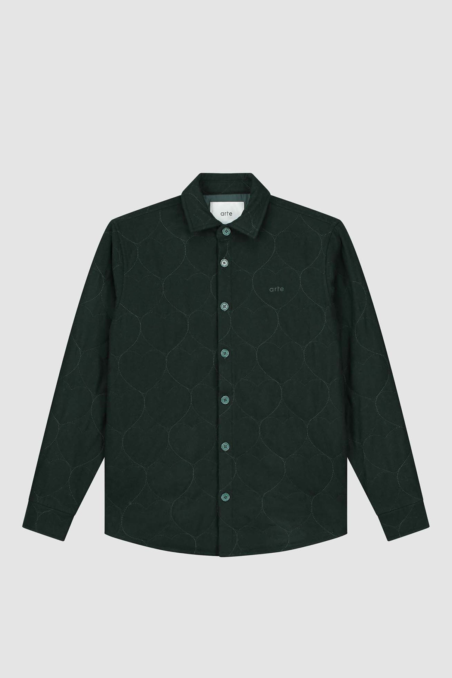 Stockton Padded Shirt - Dark Green