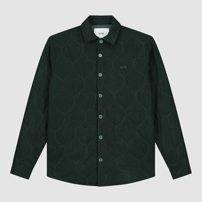 Stockton Padded Shirt - Dark Green