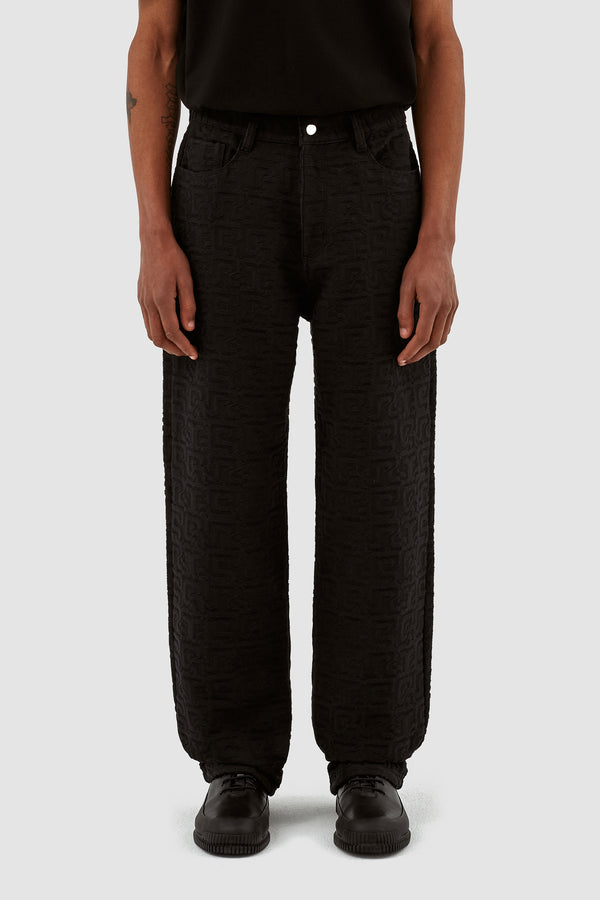 Jones Jacquard Pants - Black