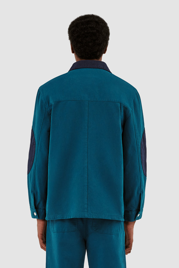 Jules Heart Padded Jacket - Petrol Blue