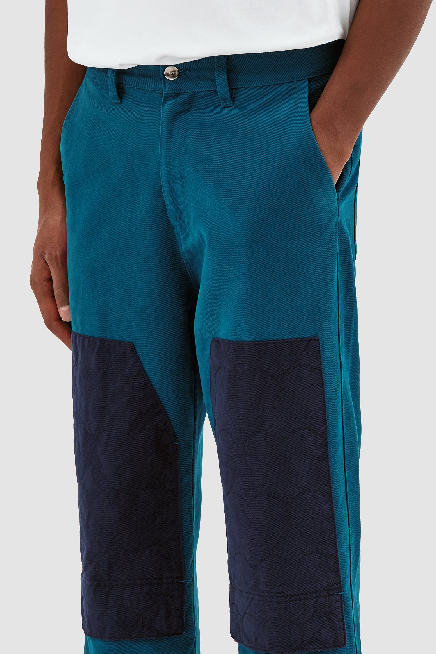 Jules Heart Padded Pants - Petrol Blue