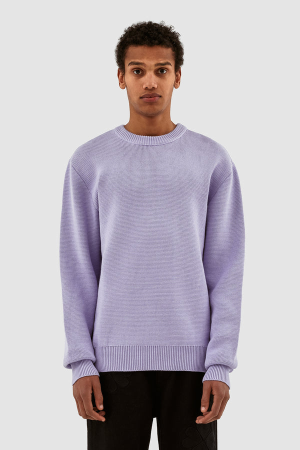 Kobe Back Heart Sweater - Purple