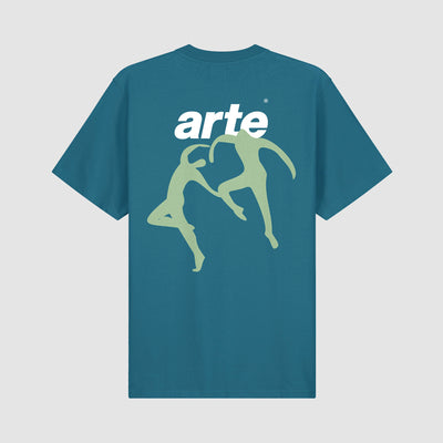 Tommy Back Dancers T-shirt - Petrol Blue