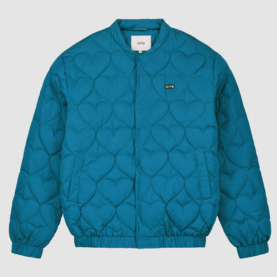 Jonas Heart Jacket - Petrol Blue