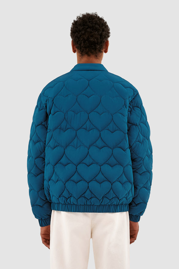 Jonas Heart Jacket - Petrol Blue